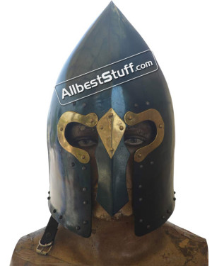 Medieval Lough Henney Gallowglass 16 Gauge Steel Helmet